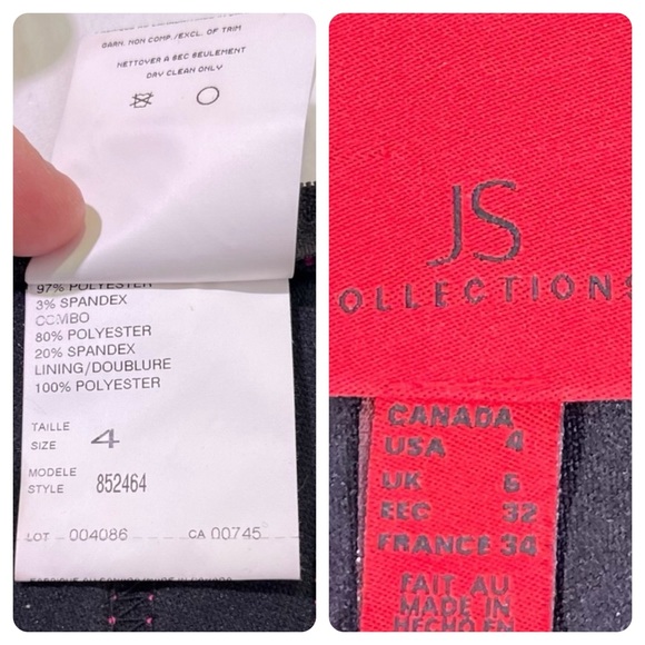 💗 Black Mesh/Pink Satin Striped Top • JS Collections - Picture 15 of 16